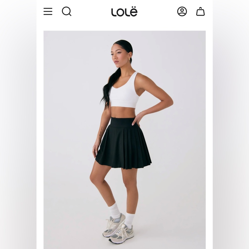 2/$40 NWT Black Sport Skort